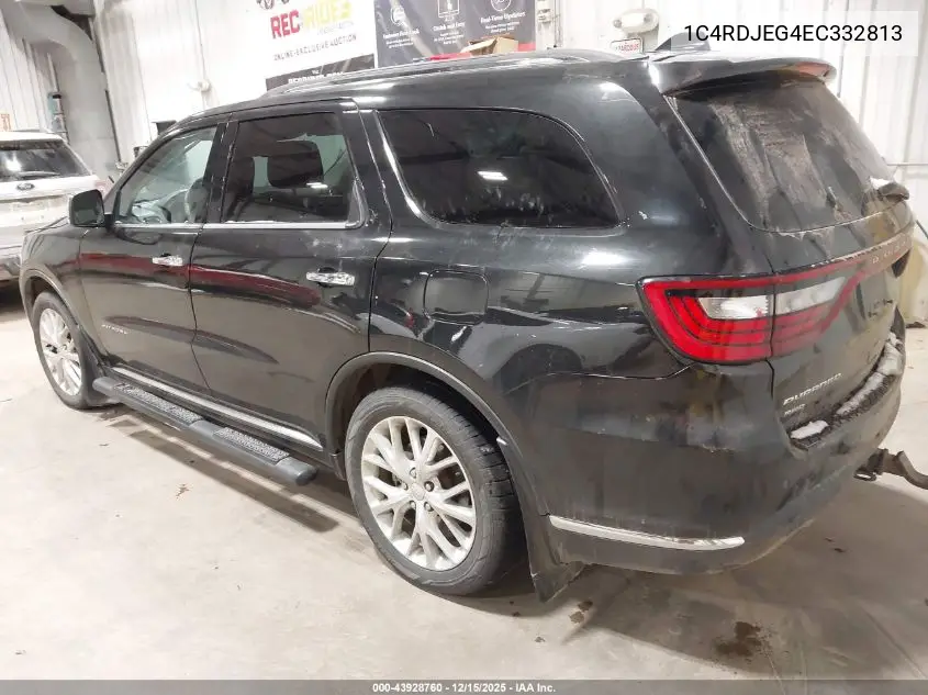 1C4RDJEG4EC332813 2014 Dodge Durango Citadel