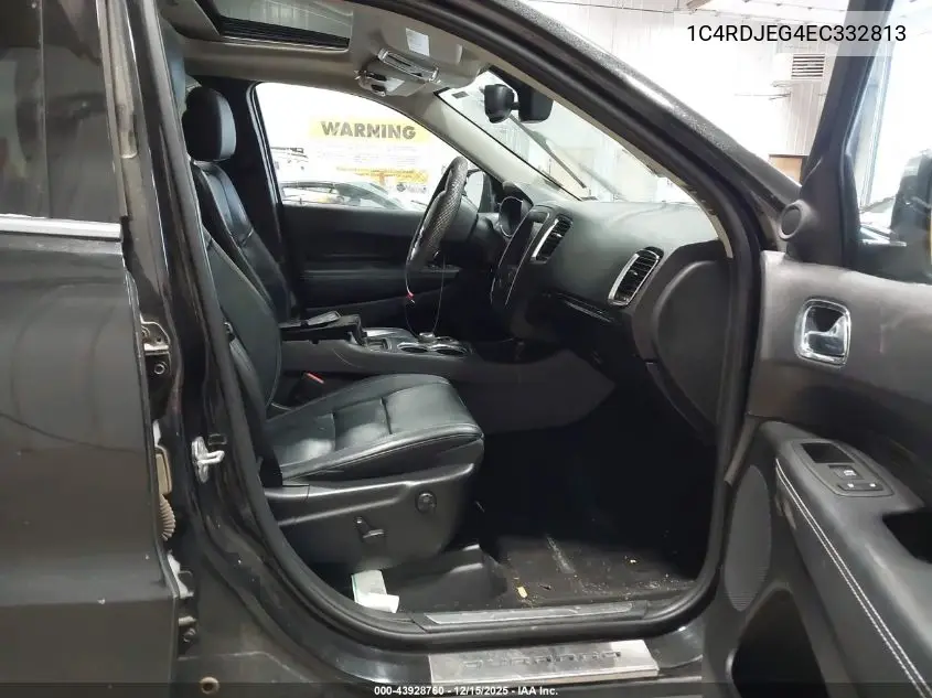 1C4RDJEG4EC332813 2014 Dodge Durango Citadel