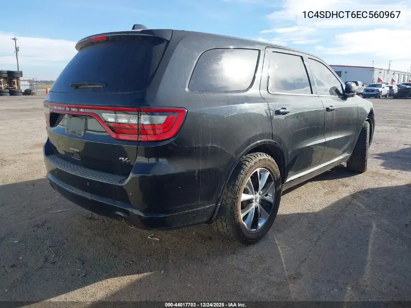 1C4SDHCT6EC560967 2014 Dodge Durango R/T
