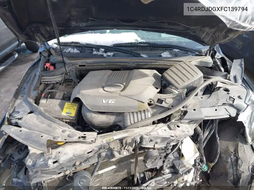 1C4RDJDGXFC139794 2015 Dodge Durango Limited