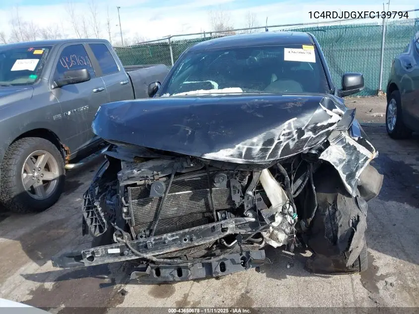 1C4RDJDGXFC139794 2015 Dodge Durango Limited