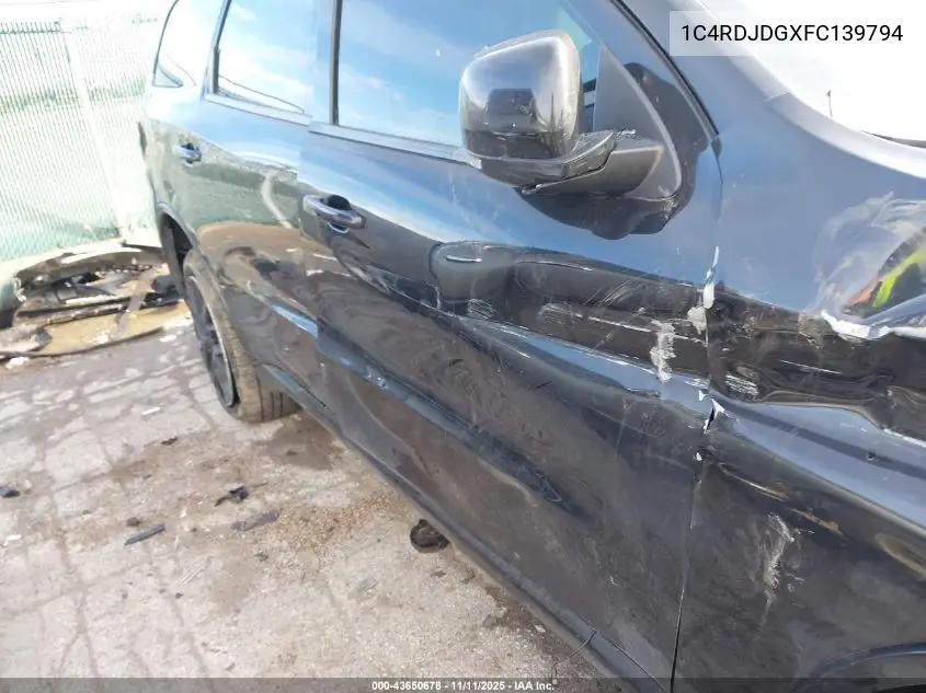 1C4RDJDGXFC139794 2015 Dodge Durango Limited