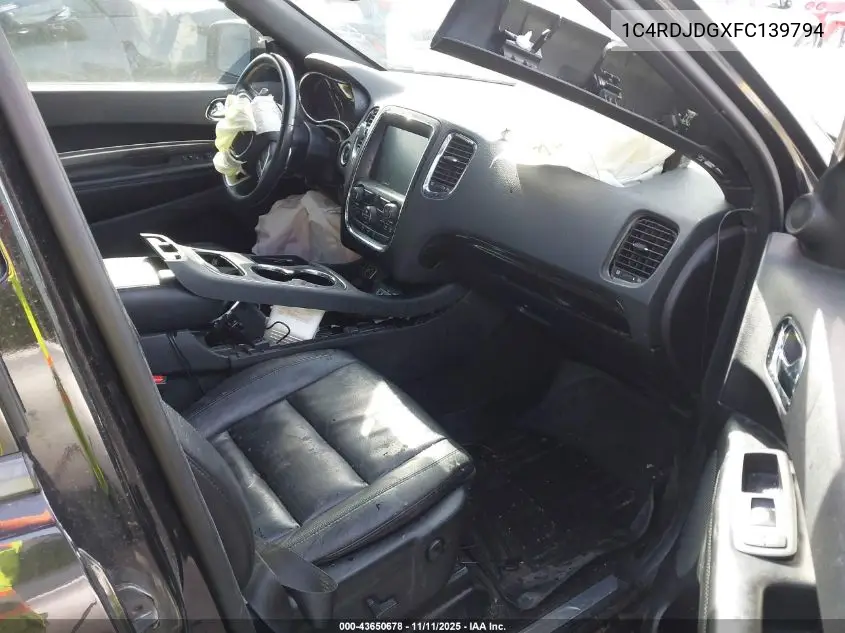 1C4RDJDGXFC139794 2015 Dodge Durango Limited