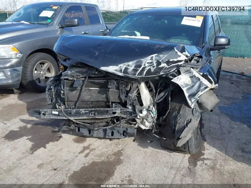 1C4RDJDGXFC139794 2015 Dodge Durango Limited