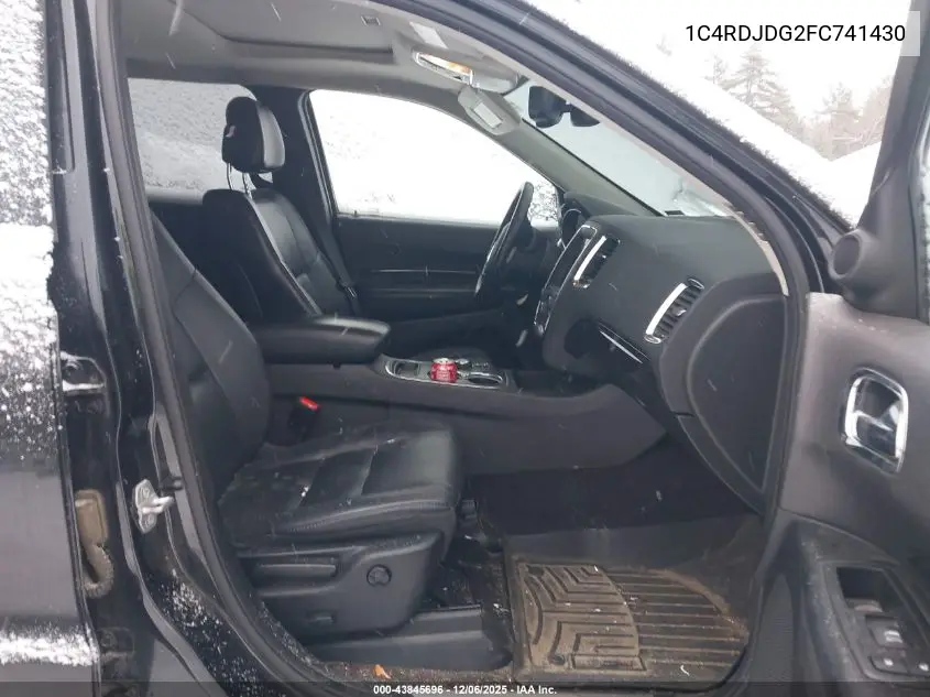 1C4RDJDG2FC741430 2015 Dodge Durango Limited