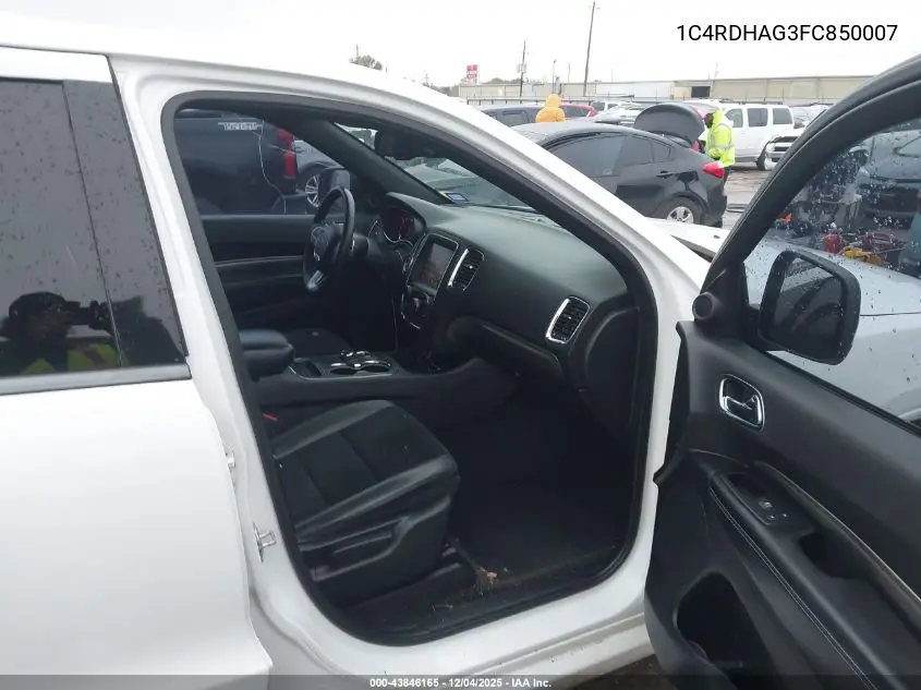 1C4RDHAG3FC850007 2015 Dodge Durango Sxt
