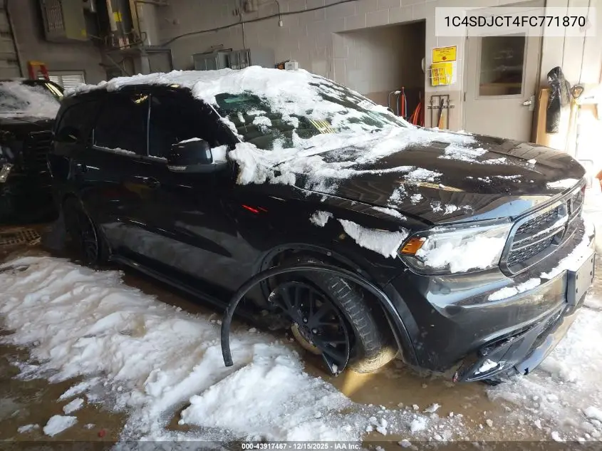 1C4SDJCT4FC771870 2015 Dodge Durango R/T