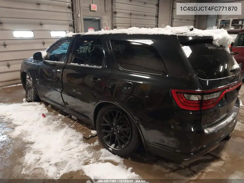 1C4SDJCT4FC771870 2015 Dodge Durango R/T