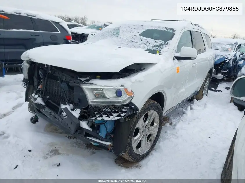 1C4RDJDG0FC879855 2015 Dodge Durango Limited