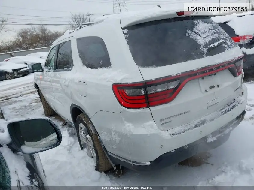 1C4RDJDG0FC879855 2015 Dodge Durango Limited
