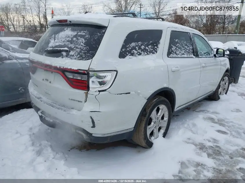 1C4RDJDG0FC879855 2015 Dodge Durango Limited