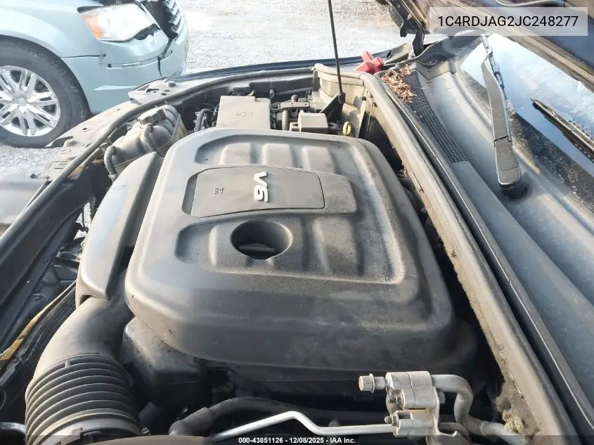 1C4RDJAG2JC248277 2018 Dodge Durango Sxt Awd