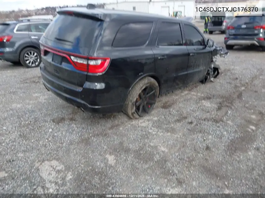 1C4SDJCTXJC176370 2018 Dodge Durango R/T Awd