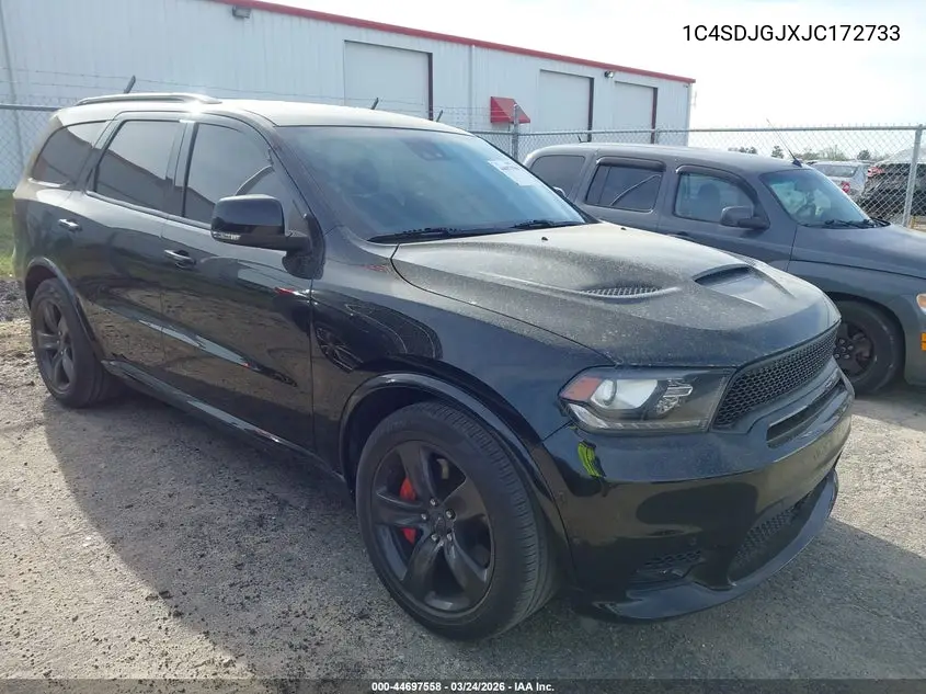 1C4SDJGJXJC172733 2018 Dodge Durango Srt Awd
