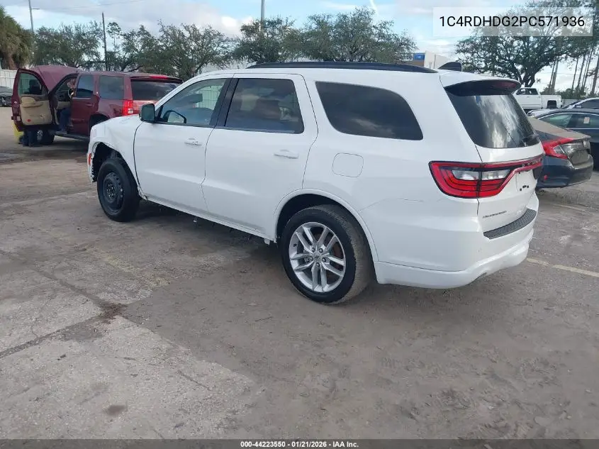 1C4RDHDG2PC571936 2023 Dodge Durango Gt Plus Rwd