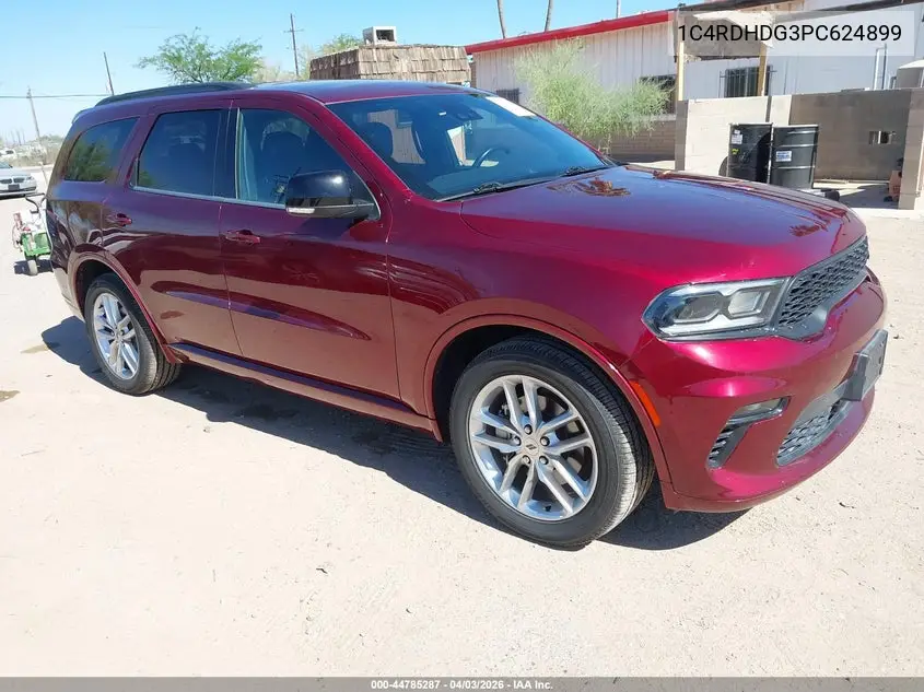 1C4RDHDG3PC624899 2023 Dodge Durango Gt Plus Rwd