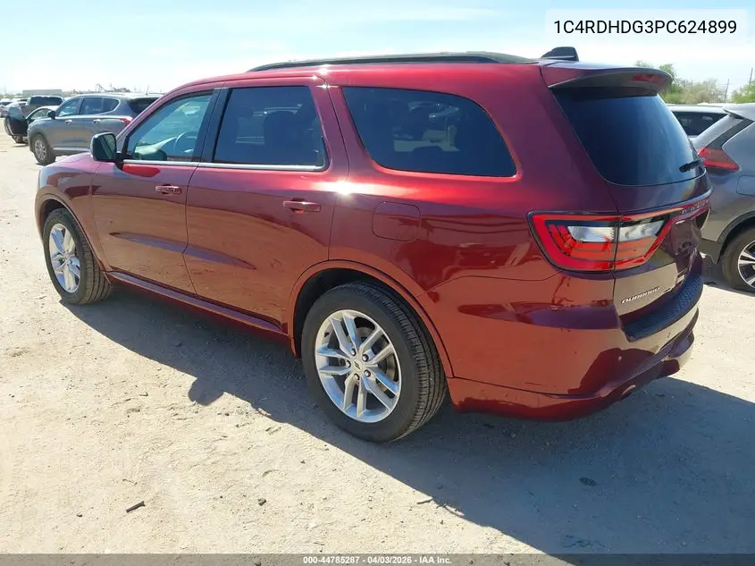 1C4RDHDG3PC624899 2023 Dodge Durango Gt Plus Rwd