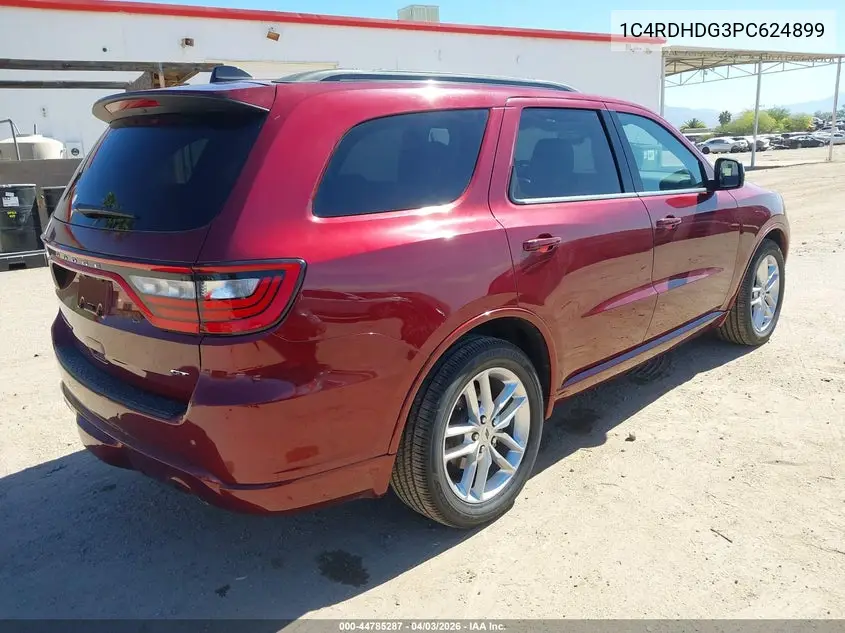 1C4RDHDG3PC624899 2023 Dodge Durango Gt Plus Rwd