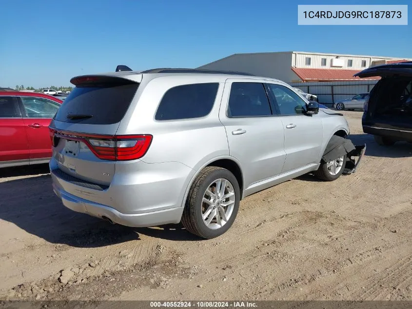 1C4RDJDG9RC187873 2024 Dodge Durango Gt Plus Awd