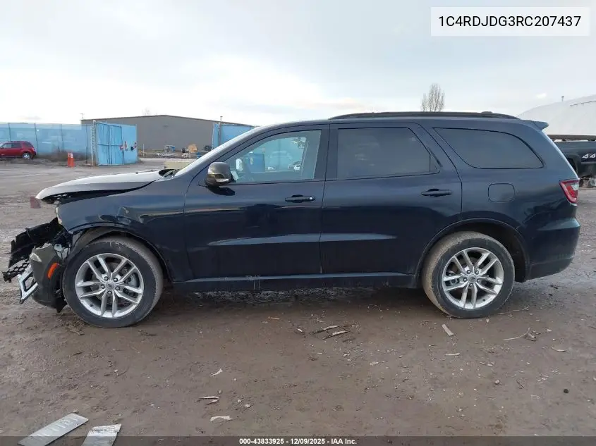 1C4RDJDG3RC207437 2024 Dodge Durango Gt Plus Awd