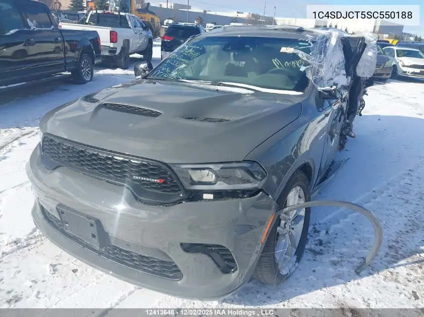 1C4SDJCT5SC550188 2025 Dodge Durango R/T