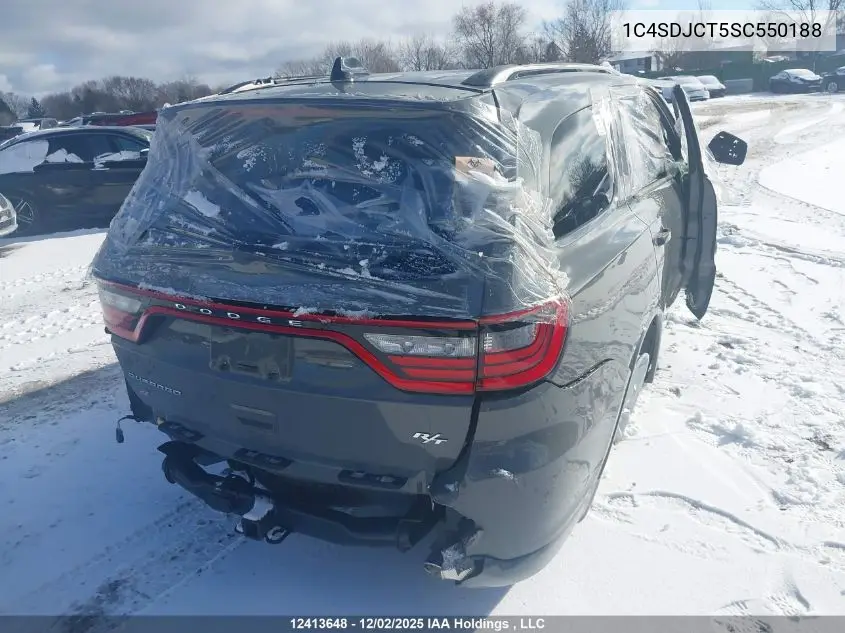 1C4SDJCT5SC550188 2025 Dodge Durango R/T