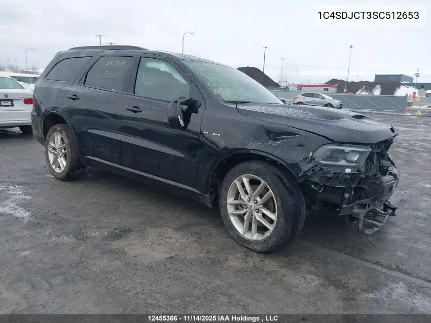 1C4SDJCT3SC512653 2025 Dodge Durango R/T