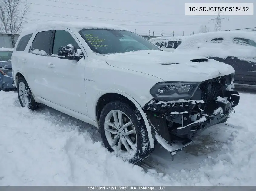 1C4SDJCT8SC515452 2025 Dodge Durango R/T
