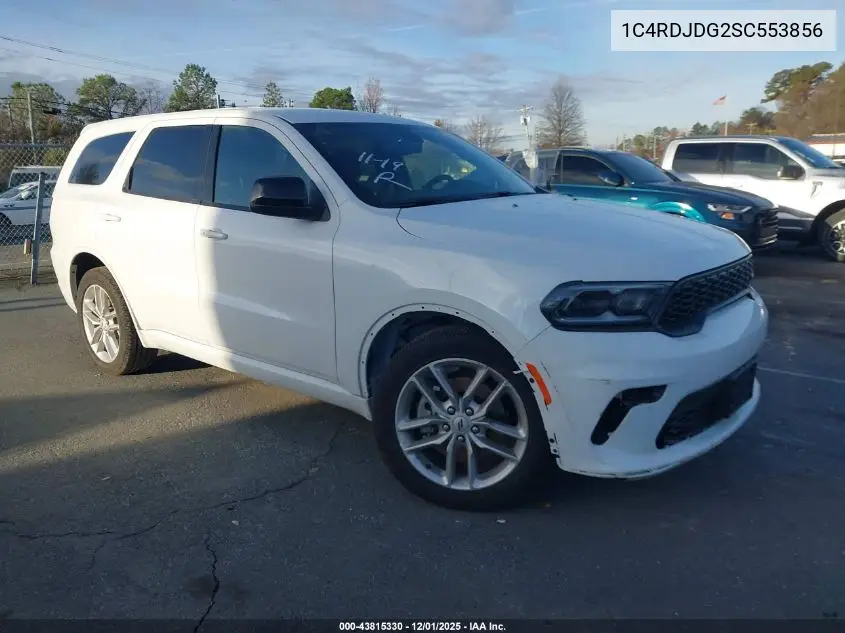 1C4RDJDG2SC553856 2025 Dodge Durango Gt Awd