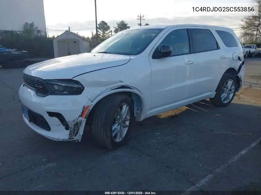 1C4RDJDG2SC553856 2025 Dodge Durango Gt Awd