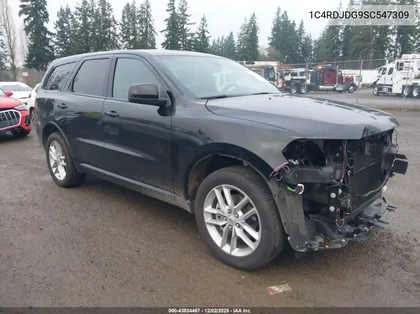 1C4RDJDG9SC547309 2025 Dodge Durango Gt Awd