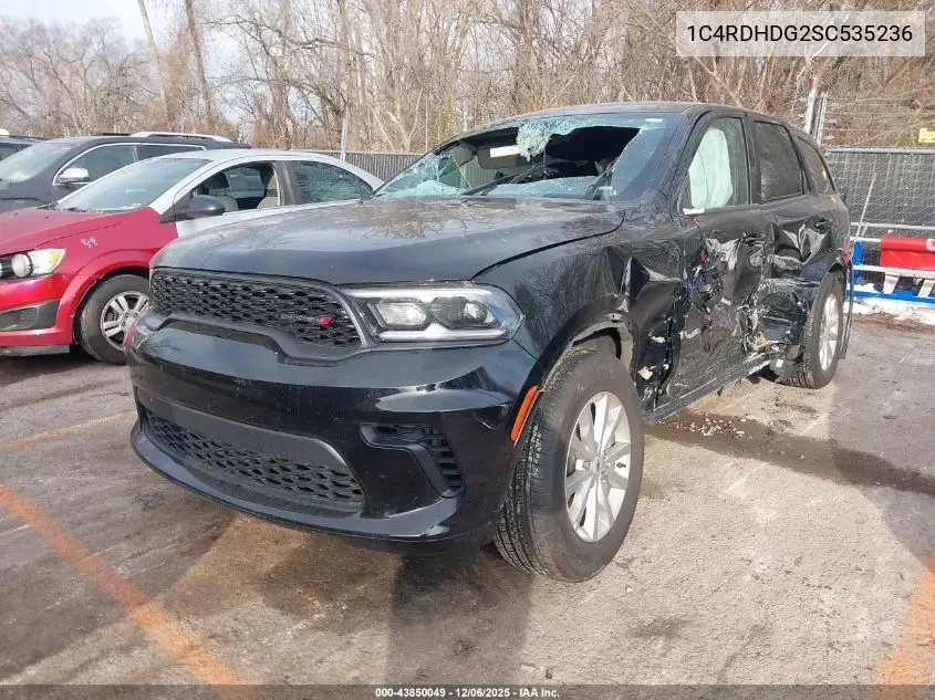 1C4RDHDG2SC535236 2025 Dodge Durango Gt Rwd