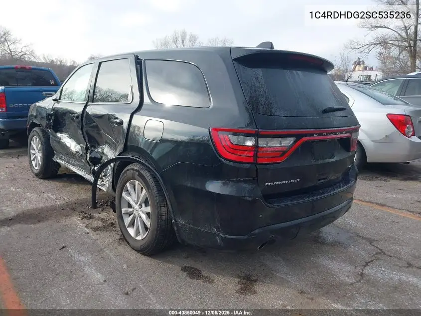 1C4RDHDG2SC535236 2025 Dodge Durango Gt Rwd