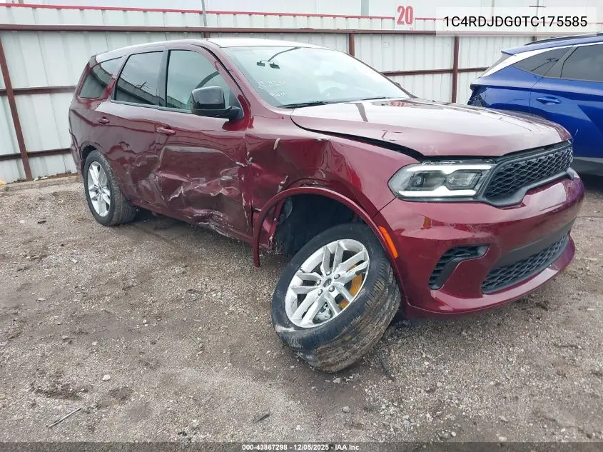 1C4RDJDG0TC175585 2026 Dodge Durango Gt Awd