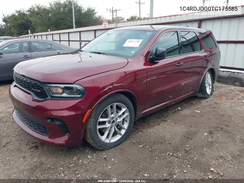 1C4RDJDG0TC175585 2026 Dodge Durango Gt Awd