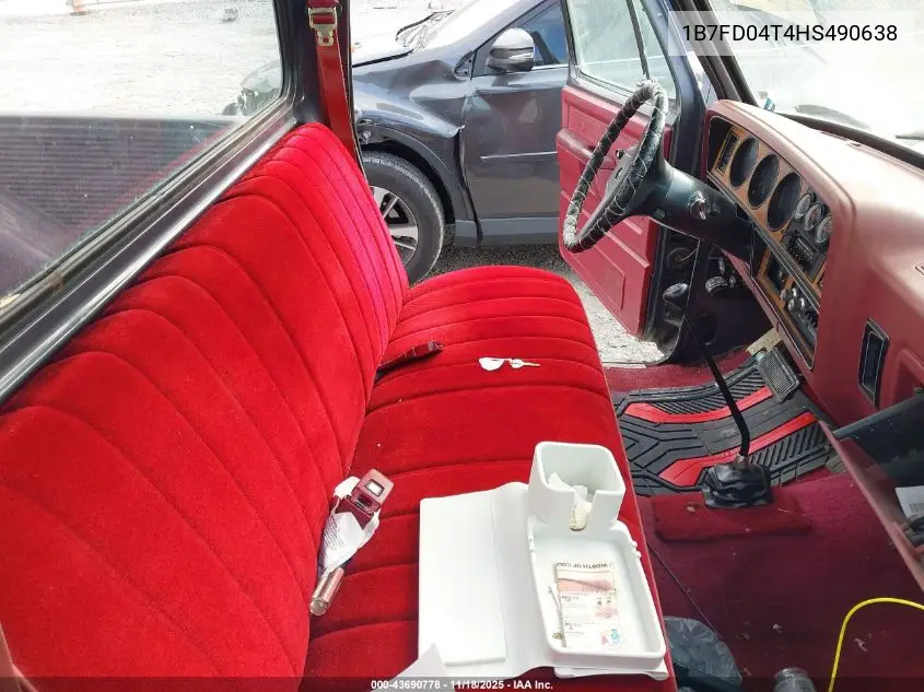 1B7FD04T4HS490638 1987 Dodge D-Series D100