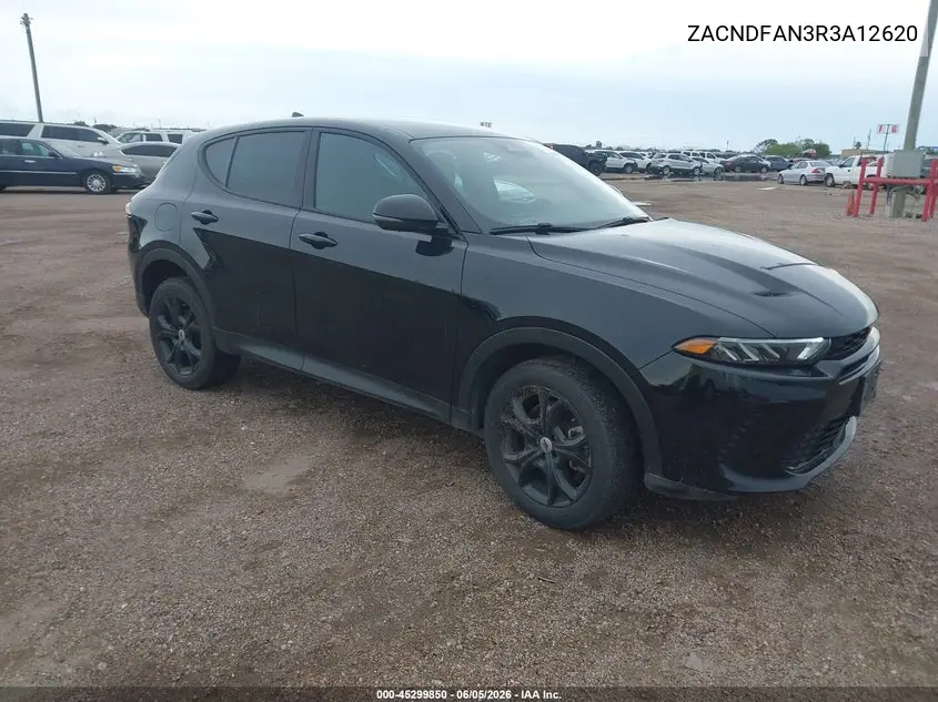 2024 Dodge Hornet Gt Awd VIN: ZACNDFAN3R3A12620 Lot: 45299850