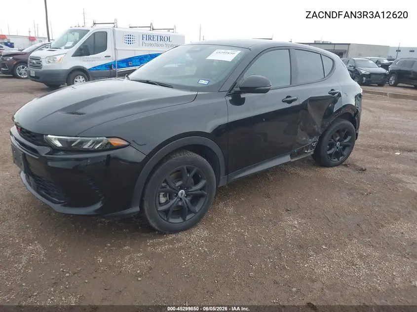 2024 Dodge Hornet Gt Awd VIN: ZACNDFAN3R3A12620 Lot: 45299850