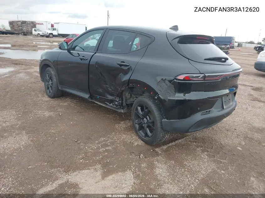 2024 Dodge Hornet Gt Awd VIN: ZACNDFAN3R3A12620 Lot: 45299850