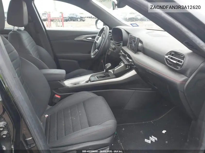 2024 Dodge Hornet Gt Awd VIN: ZACNDFAN3R3A12620 Lot: 45299850