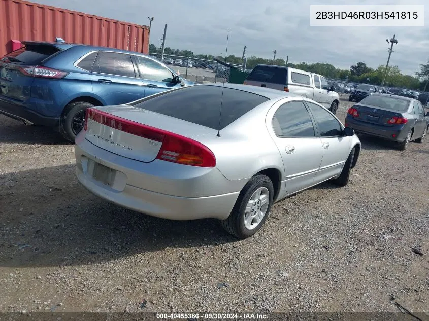 2B3HD46R03H541815 2003 Dodge Intrepid Se