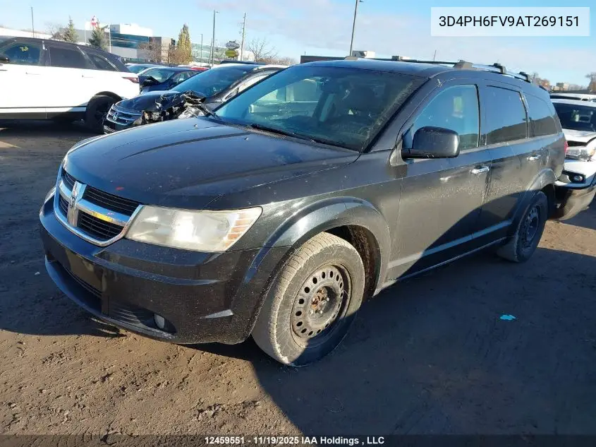 3D4PH6FV9AT269151 2010 Dodge Journey R/T