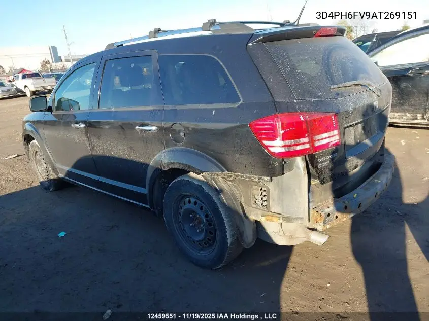 3D4PH6FV9AT269151 2010 Dodge Journey R/T