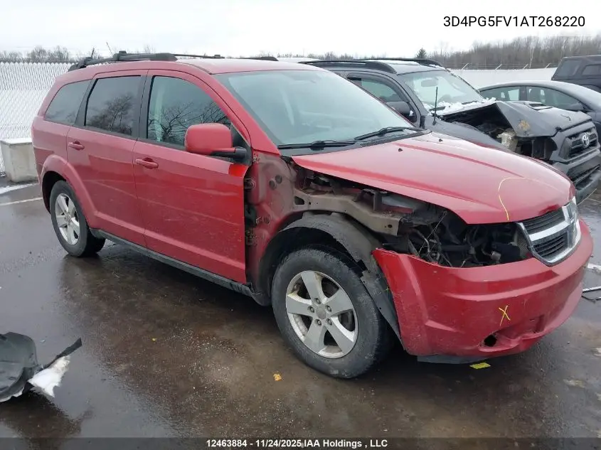 3D4PG5FV1AT268220 2010 Dodge Journey Sxt