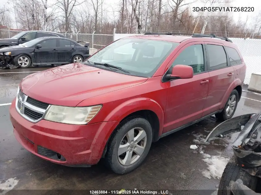 3D4PG5FV1AT268220 2010 Dodge Journey Sxt