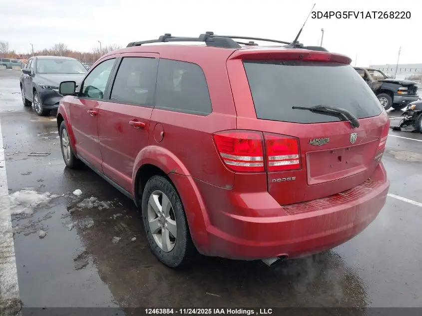 3D4PG5FV1AT268220 2010 Dodge Journey Sxt