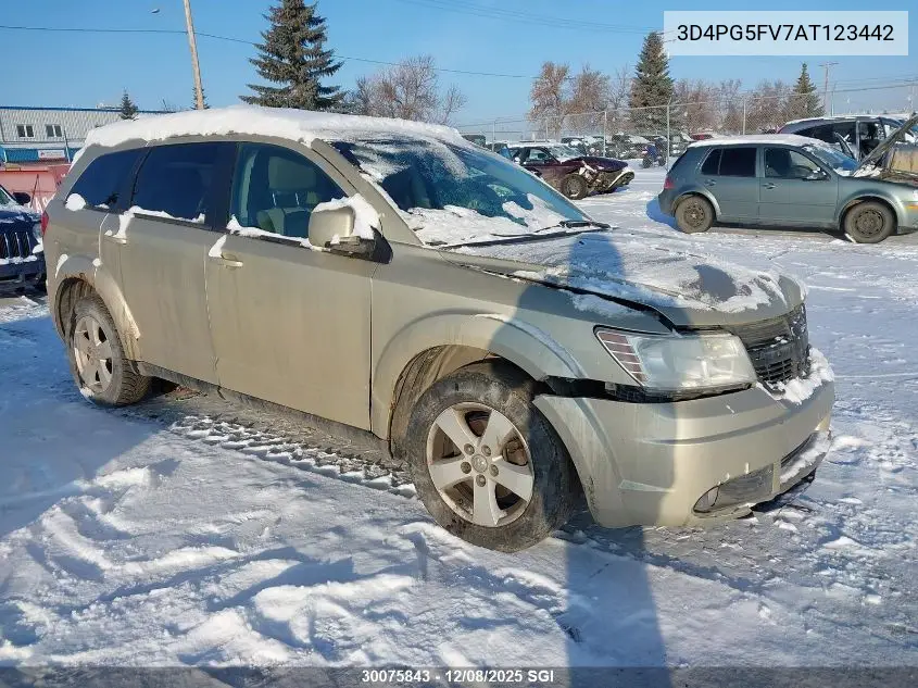 3D4PG5FV7AT123442 2010 Dodge Journey Sxt