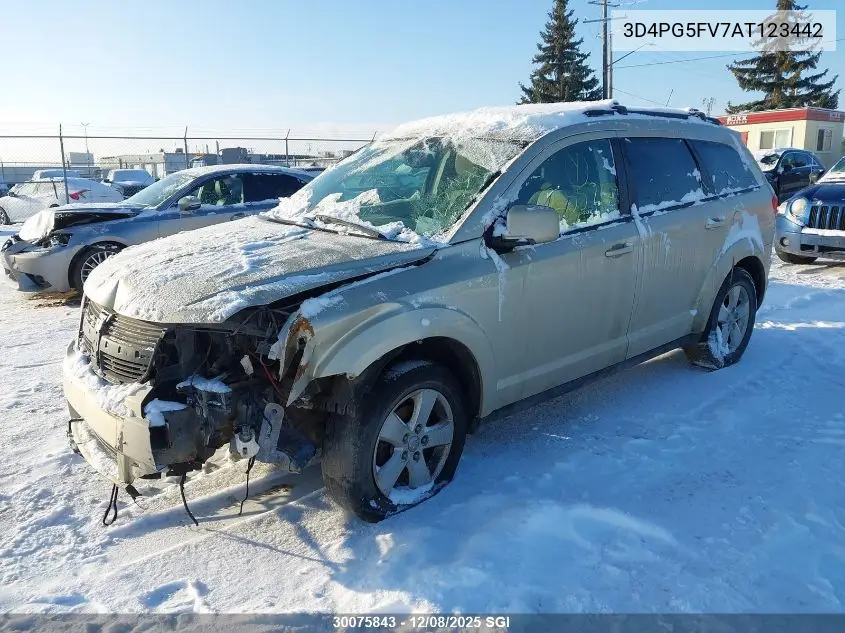 3D4PG5FV7AT123442 2010 Dodge Journey Sxt