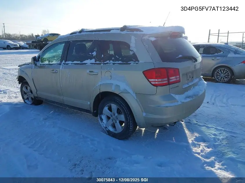 3D4PG5FV7AT123442 2010 Dodge Journey Sxt