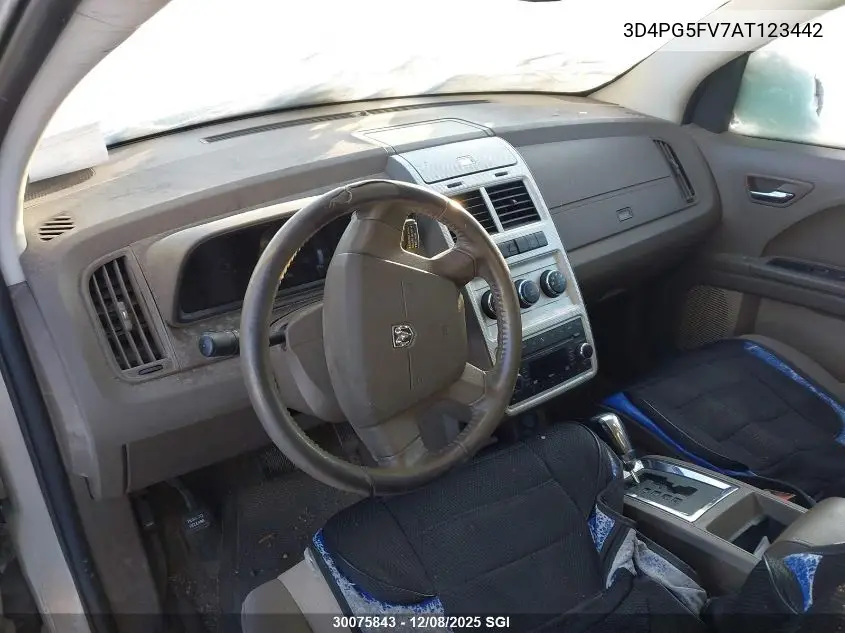 3D4PG5FV7AT123442 2010 Dodge Journey Sxt
